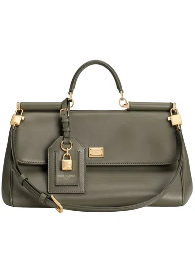 Dolce & Gabbana Adjustable Strap Clutch Bag Detachable Tag In Red