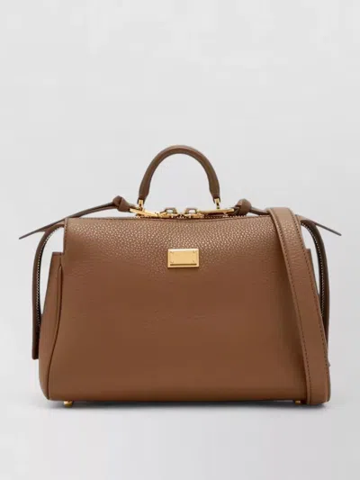 Dolce & Gabbana Vitello Odissea Vintage Leather Shoulder Bag
