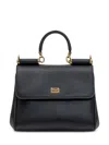 Dolce & Gabbana Dolce  Gabbana Logo Plaque Foldover Top Tote Bag In Black