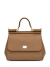 Dolce & Gabbana Sicily Medium Leather Shoulder Bag