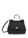 Dolce & Gabbana Black Handbag With Adjustable And Removable Shoulder Strap And Logo Plaque On The Front