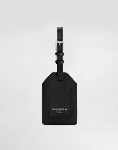 Dolce & Gabbana Vittoria Calfskin Bag In Black