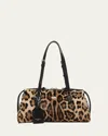 Dolce & Gabbana Vittoria Cheetah-print Pony Hair Shoulder Bag