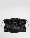 Dolce & Gabbana Vittoria Calf Leather Shoulder Bag In Black