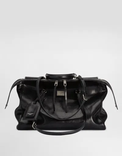 DOLCE & GABBANA VITTORIA LEATHER BAG