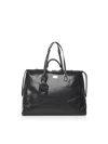 Dolce & Gabbana Versatile Leather Shoulder Bag And Straps In Black