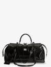 Dolce & Gabbana Vittoria Calf Leather Shoulder Bag In Black