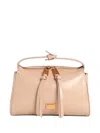 Dolce & Gabbana Vittoria Leather Tote Bag In Neutral