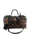 Dolce & Gabbana Vittoria Leo Print Handbag In Multi