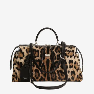 Dolce & Gabbana Vittoria Pony Skin Bag In Pattern