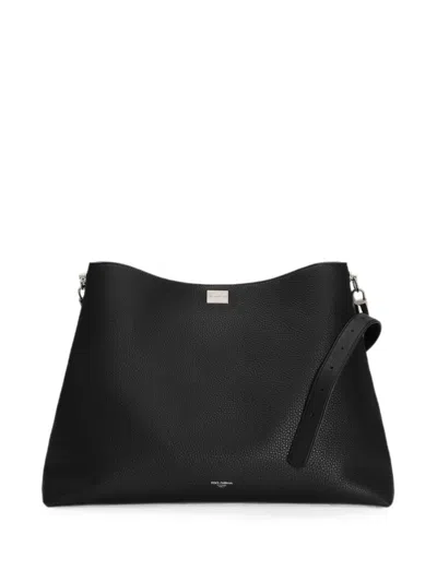 Dolce & Gabbana Vittoria Shoulder And Crossbody Bag In Calfskin In Black