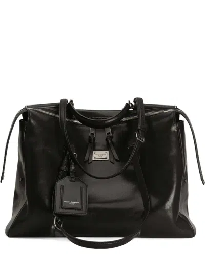 Dolce & Gabbana Vittoria Shoulder Bag In Black