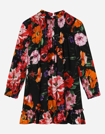 Dolce & Gabbana Abito Maniche Lunghe In Print