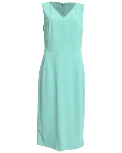 Pre-owned Dolce & Gabbana V-neck Midi Dress, Size It 42 (authentic Pre-loved)
