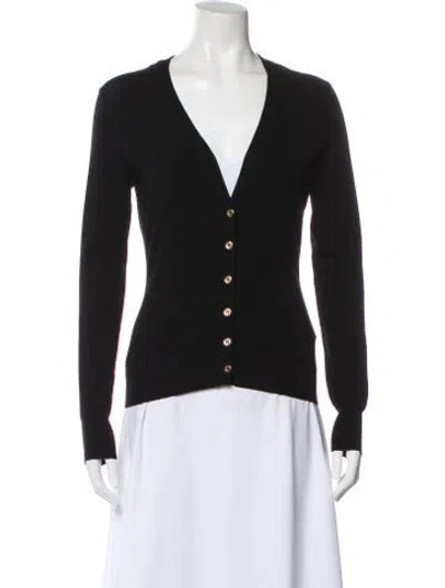 Pre-owned Dolce & Gabbana V-neck Sweater In Black