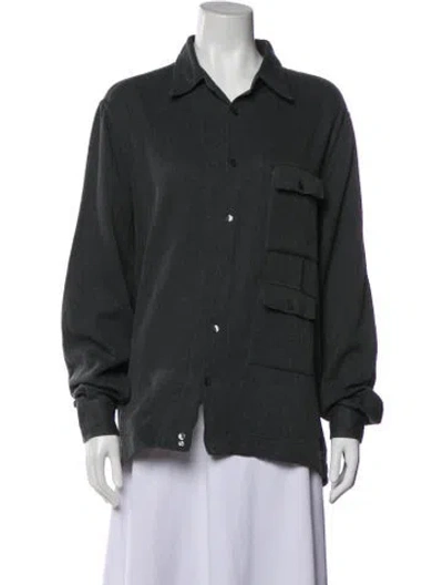 Pre-owned Dolce & Gabbana V-neck Sweater In Gray