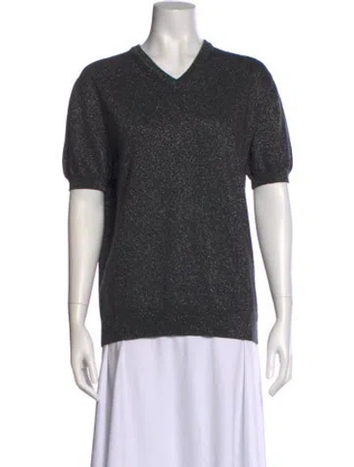 Pre-owned Dolce & Gabbana V-neck Sweater In Multi