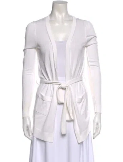 Pre-owned Dolce & Gabbana V-neck Sweater In Neutral