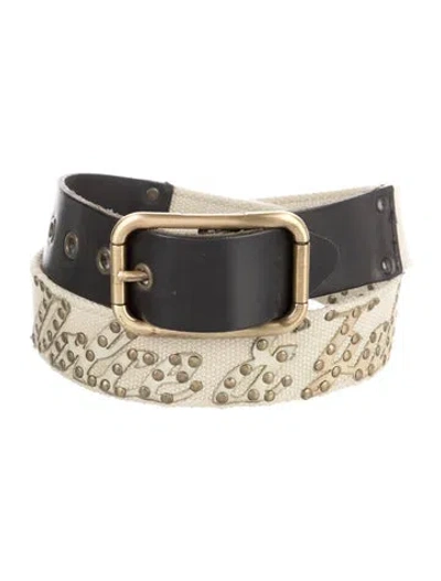 Pre-owned Dolce & Gabbana Waist Belt In Neutral
