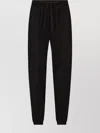 Dolce & Gabbana Waist Drawstring Relaxed Fit Trousers In Black