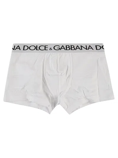 Dolce & Gabbana Waist Logo Boxer Briefs In Multicolor
