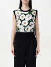 Dolce & Gabbana Floral Print Sweater In Multicolor