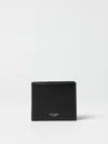 Dolce & Gabbana Black Wallet With Front Logo Detail In Black