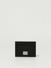 Dolce & Gabbana Card Holder With Logo Plaque In Black