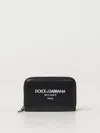 Dolce & Gabbana Men's Leather Continental Wallet In Black