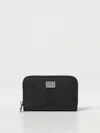 Dolce & Gabbana Black Logo Patch Wallet In 黑色