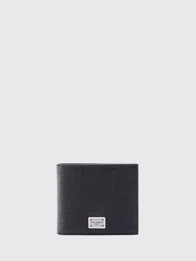 Dolce & Gabbana Wallet  Men Color Black In Blue