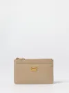 Dolce & Gabbana Grey Leather Wallet In Brown
