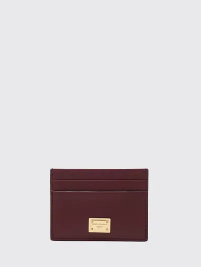 Dolce & Gabbana Wallet Woman  In Burgundy