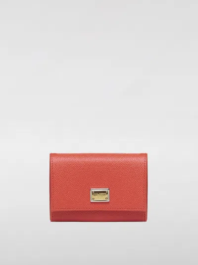 Dolce & Gabbana Wallet  Woman Color Coral In 珊瑚色