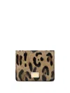 Dolce & Gabbana All-over Leopard-print Wallet In Multicolour