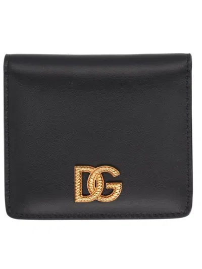 Dolce & Gabbana Wallet With Logo In Black
