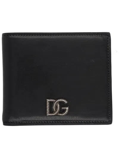 Dolce & Gabbana Wallet With Logo In Black