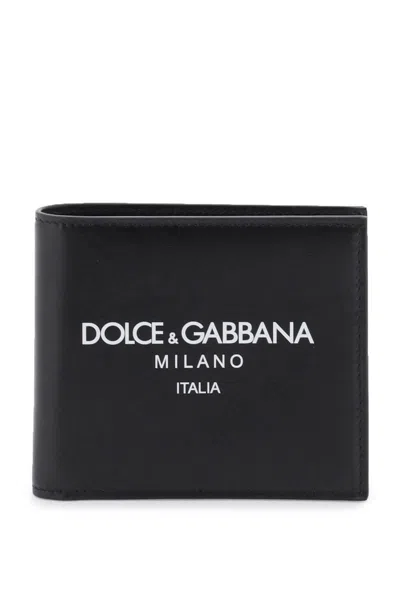 Dolce & Gabbana Wallet With Logo In Nero