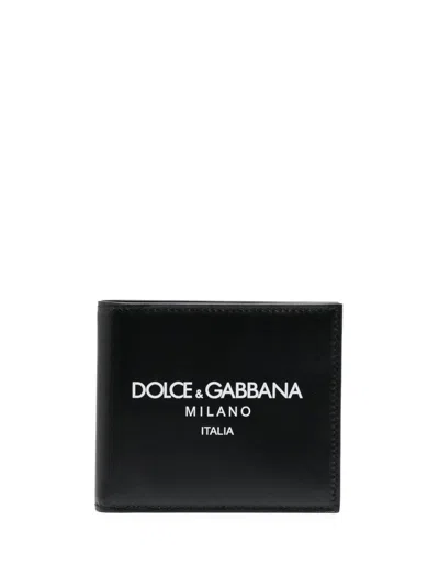 Dolce & Gabbana Wallet With Print In Black