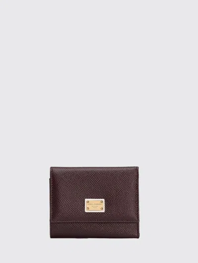 Dolce & Gabbana Wallet Woman Color Wine