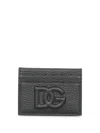 Dolce & Gabbana Small Zip-around Wallet In Calfskin With Raised Logo
