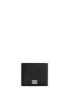 Dolce & Gabbana Dolce&gabbana Black Leather Wallet With Logo In Black