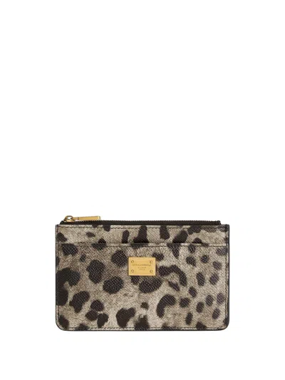 Dolce & Gabbana Wallets In Animal Print
