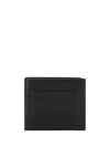 Dolce & Gabbana Small Zip-around Wallet In Calfskin With Raised Logo In Black