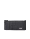 Dolce & Gabbana Black Calf Leather Wallets In Black