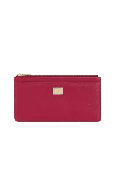 Dolce & Gabbana Wallets In Red
