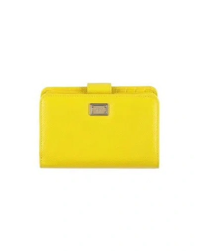 Dolce & Gabbana Wallets In Yellow