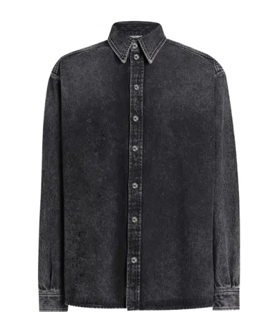 DOLCE & GABBANA WASHED DENIM SHIRT