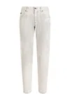Dolce & Gabbana Washed Jeans In Neutrals