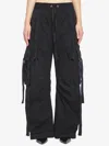 Dolce & Gabbana Waxed Cord Cargo Pants In Black